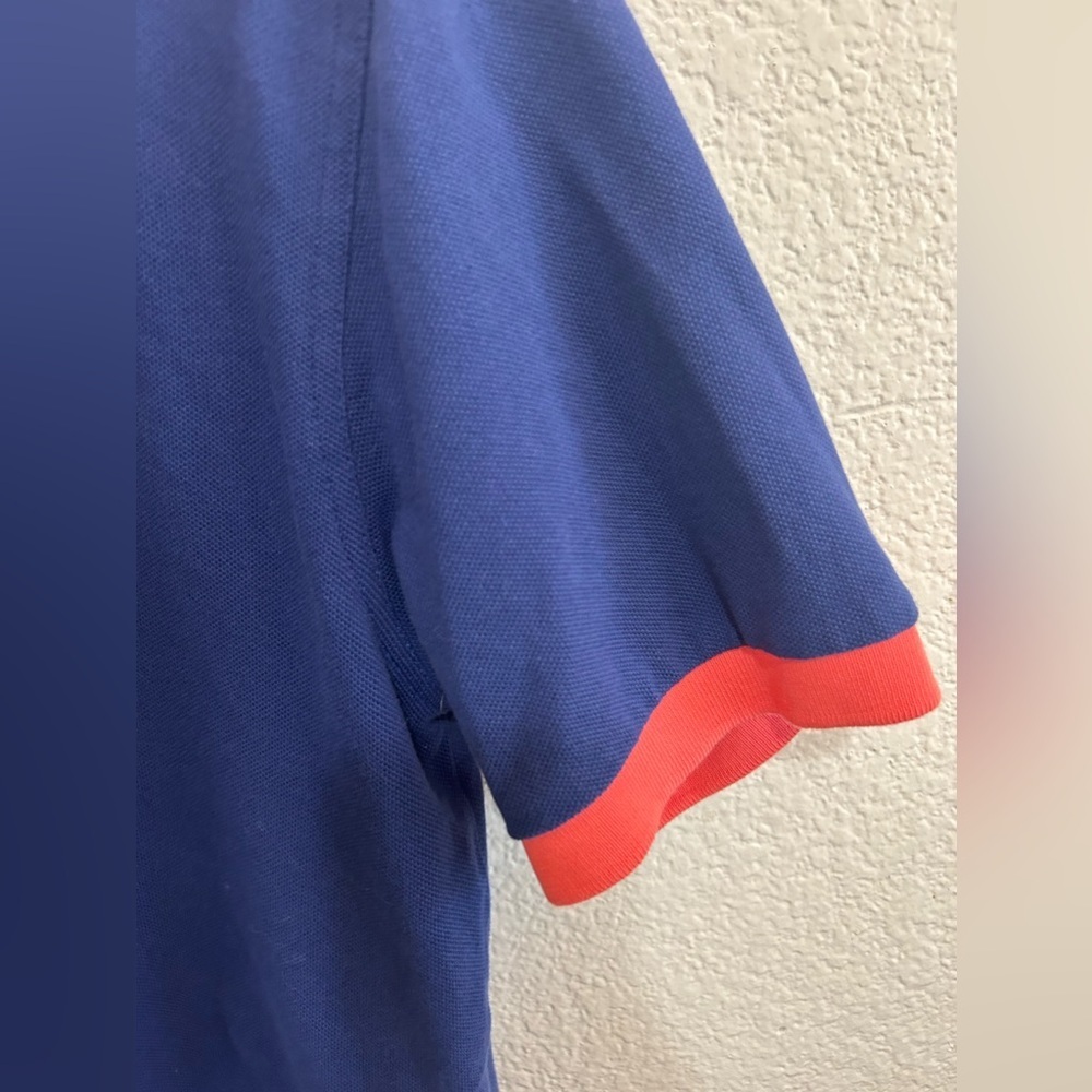 Brooks Brothers Navy Blue and Orange Polo - Picture 3 of 7